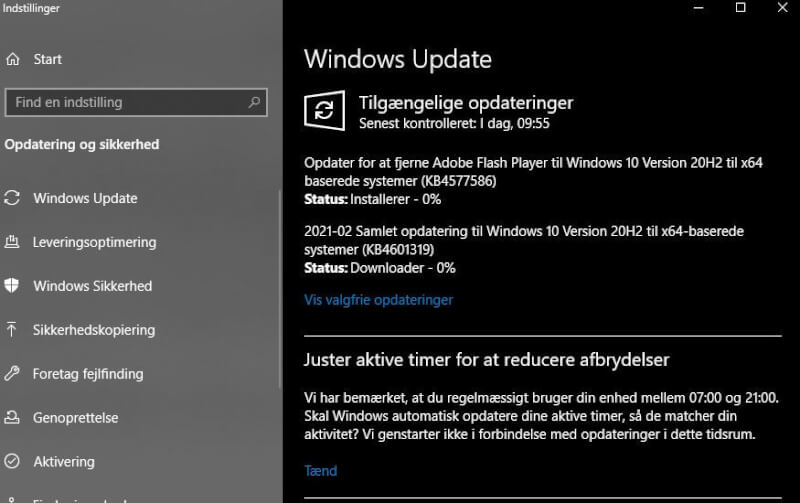 Opdater for at fjerne Adobe Flash Player til Windows 10 Version 20H2 til x64-based systemer (KB4577586).JPG